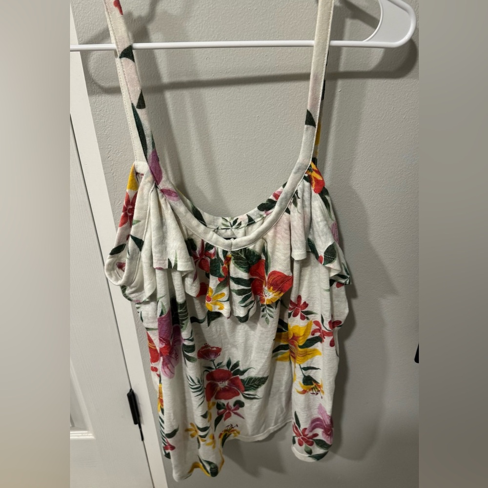 Old Navy Floral Tank XXL